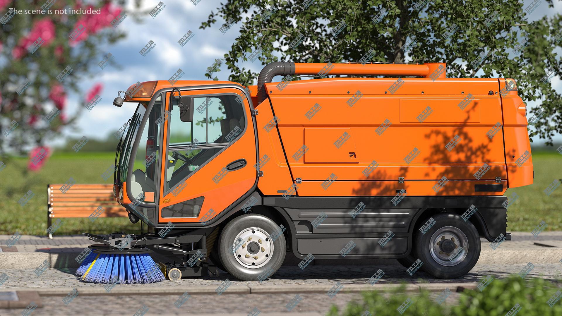 images/goods_img/20210319/3D Road Sweeper Vehicle Rigged model/5.jpg